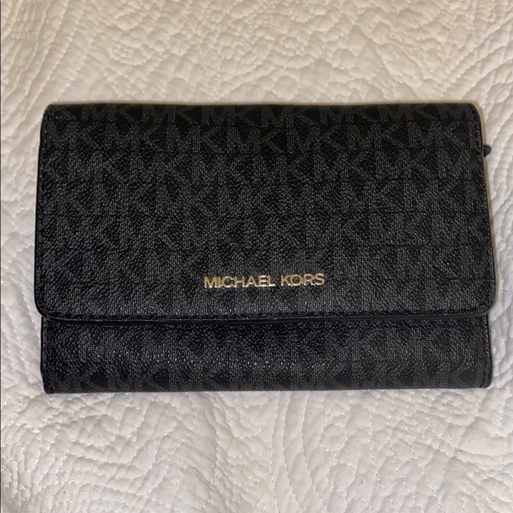 Michael Kors Black Key & Card Holder